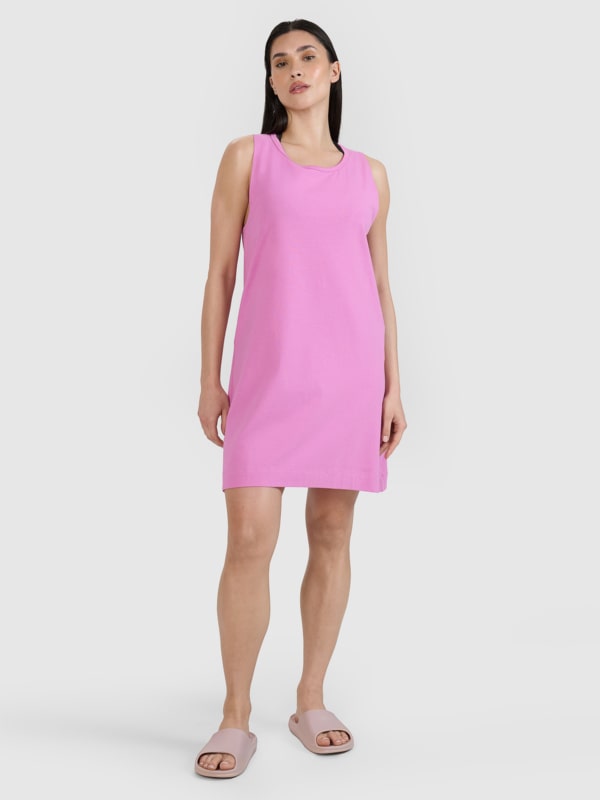 VESTIDO 4FWSS25TDREF138 rosa