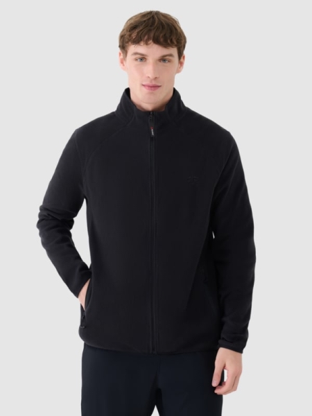 Vellón de trekking para hombre con cuello alto - negro 4FWSS25TFLEM304 negro