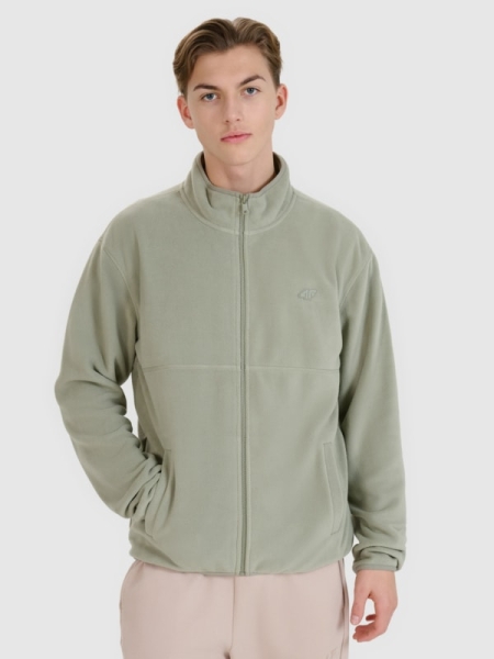 Forro Polar para Hombre con Cuello Alto - Oliva/Caqui - 4FWSS25TFLEM320 