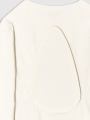 Camiseta de Manga Larga Lisa para Mujer - Blanco - 4FWSS25TFLOF403
