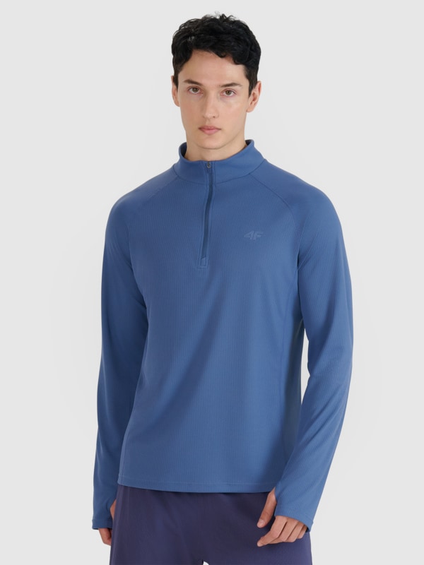 Camiseta De Entrenamiento para Hombre - Azul Marino - 4FWSS25TFLOM327
