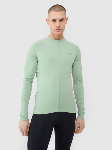 Camiseta De Ciclismo De Manga Larga Para Hombre - Turquesa - 4FWSS25TFLOM339                  