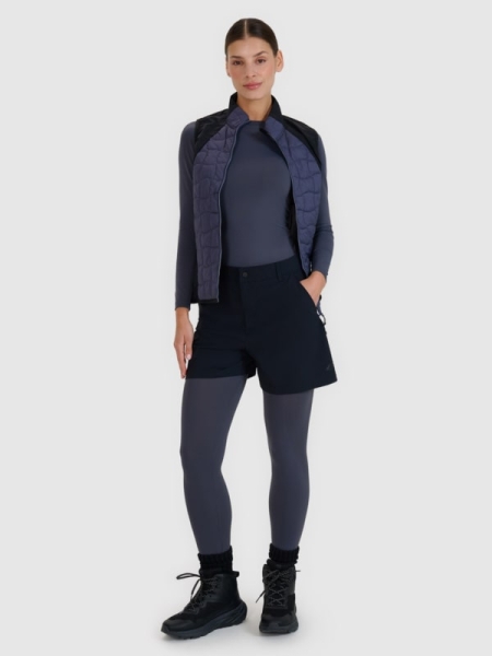 Bermudas de Trekking Quick Dry para Mujer - Negro - 4FWSS25TFSHF0994 