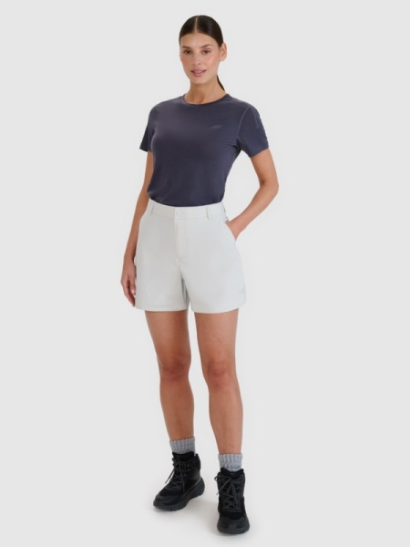 Bermudas de Trekking Quick Dry para Mujer - Gris - 4FWSS25TFSHF0994 
