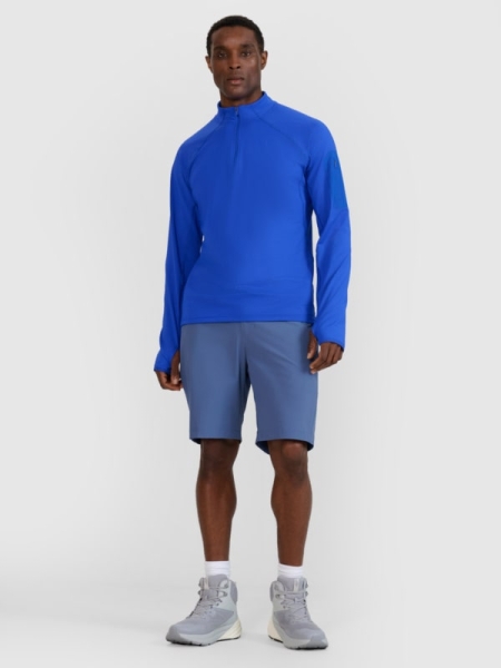 Bermudas de Trekking Elásticos 4Way para Hombre - Azul Marino - 4FWSS25TFSHM0877