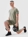 Pantalones cortos de entrenamiento de secado rápido para hombre - Caqui 4FWSS25TFSHM0911 oliva/caqui