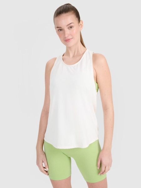 Camiseta de Tirantes para Mujer - Blanco - 4FWSS25TFSLF412