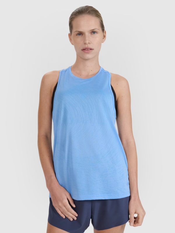 Camiseta de Tirantes para Mujer  - Azul - 4FWSS25TFSLF427        
