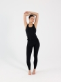 Top de yoga slim de secado rápido para mujer - negro 4FWSS25TFSLF428 negro