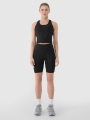 Leggings de Cintura Alta Para Mujer - Negro - 4FWSS25TFSTF016