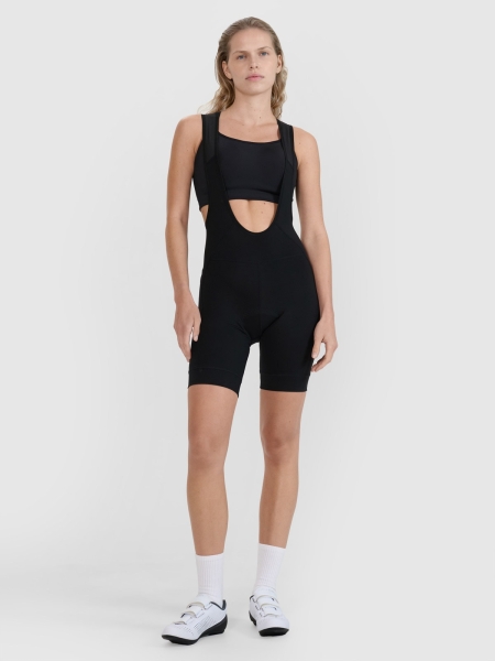 Pantalones Cortos de Ciclismo para Mujer - Negro - 4FWSS25TFSTF039 