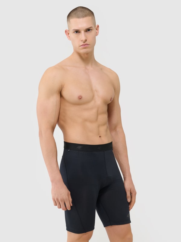 Pantalones Cortos de Ciclismo para Hombre - Negro - 4FWSS25TFSTM031
