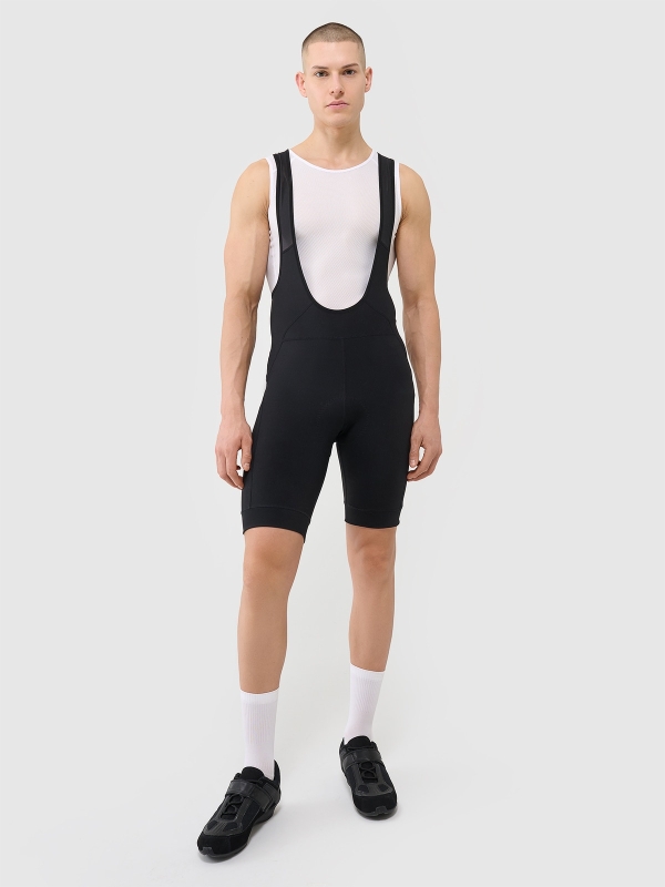 Pantalones Cortos de Ciclismo para Hombre - Negro - 4FWSS25TFSTM040