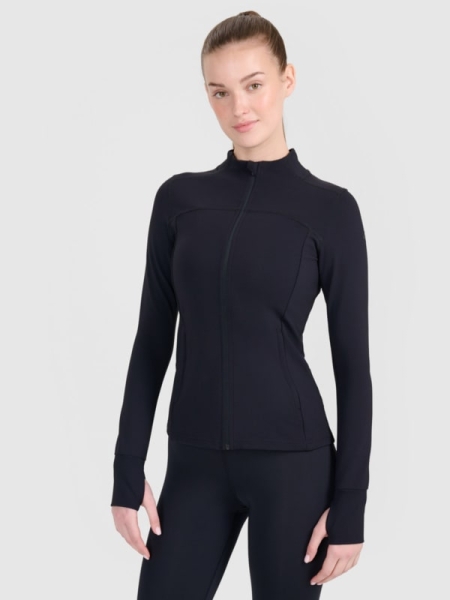 Abrigo de Hándal para Mujer - Negro - 4FWSS25TFSWF466                                  