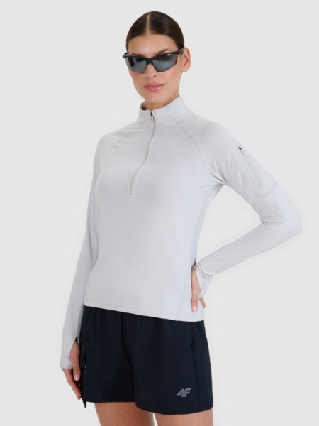 Camiseta Térmica para Mujer - Gris - 4FWSS25TFSWF476               