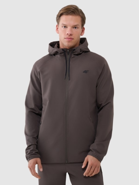 Abrigo de Hándal para Hombre - Marrón - 4FWSS25TFSWM458    
