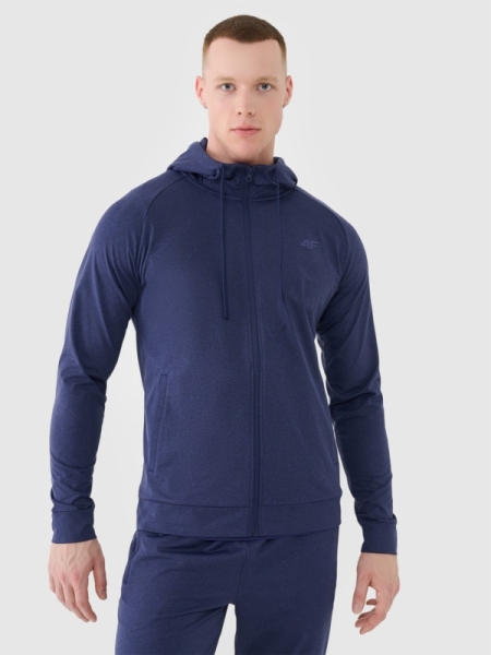 Sudadera de entrenamiento de secado rápido para hombre - azul marino 4FWSS25TFSWM512 azul marino