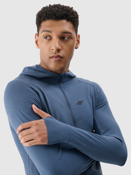 SUDADERA FNK 4FWSS25TFSWM544 azul marino