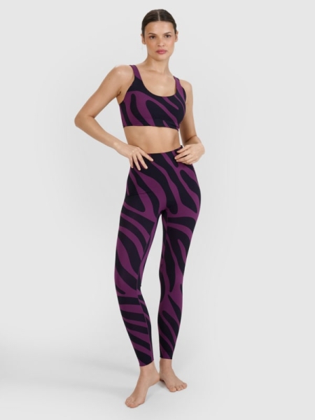 Leggins Quick Dry para Mujer - Púrpura/Violeta - 4FWSS25TFTIF325