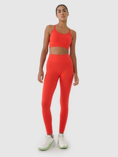 Leggings Sin Costuras para Mujer - Rojo - 4FWSS25TFTIF380      