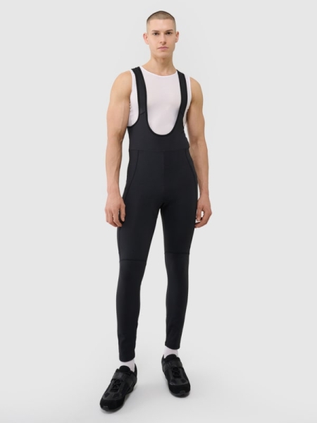 Mallas de ciclismo para hombre con inserción de espuma de gel y tirantes - negro 4FWSS25TFTIM329 negro
