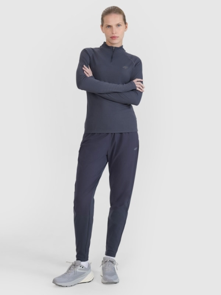 Pantalones para Correr de Secado Rápido para Mujer - Gris - 4FWSS25TFTRM0793