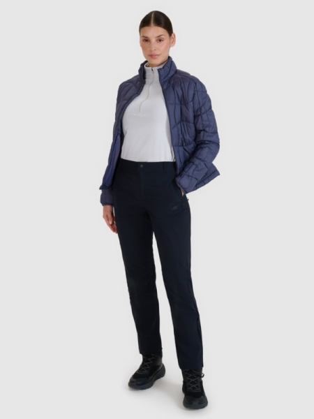 Pantalones Trekking de Secado Rápido para Mujer - Negro - 4FWSS25TFTRF0796