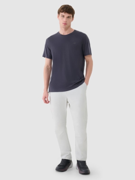 Pantalones Trekking de Secado Rápido para Hombre - Gris - 4FWSS25TFTRM0790