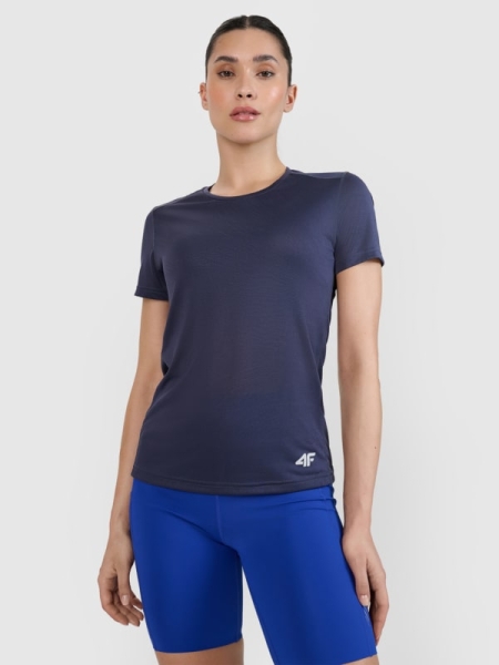 Camiseta running mujer regular - gris 4FWSS25TFTSF1265 gris