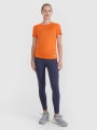 Camiseta running mujer regular - naranja 4FWSS25TFTSF1265 naranja