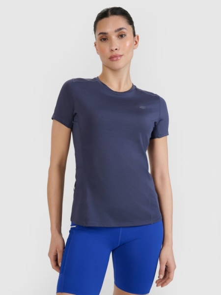 Camiseta regular trail running mujer - gris 4FWSS25TFTSF1267 gris