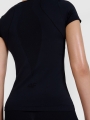 Camiseta de yoga de secado rápido para mujer - negro 4FWSS25TFTSF1270 negro