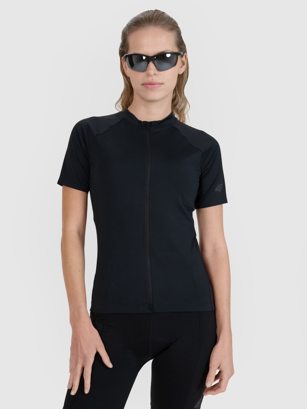 Camiseta ciclismo mujer secado rápido - negro 4FWSS25TFTSF1291 negro