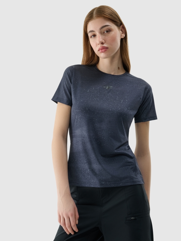 Camiseta ciclismo mujer secado rápido - negro 4FWSS25TFTSF1292 negro