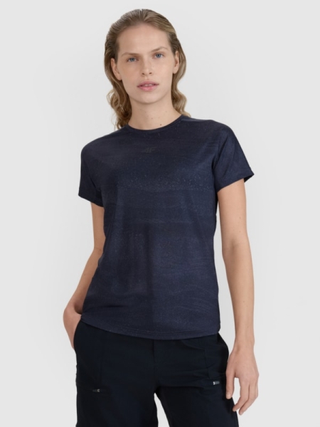 Camiseta ciclismo mujer secado rápido - negro 4FWSS25TFTSF1292 negro