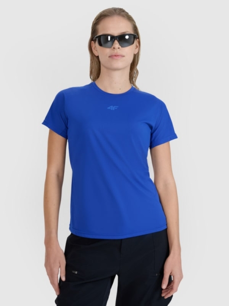 Camiseta ciclismo mujer secado rápido - azul 4FWSS25TFTSF1433 azul
