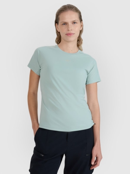 Camiseta ciclismo mujer secado rápido - turquesa 4FWSS25TFTSF1433 turquesa