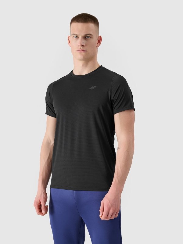 Camiseta de entrenamiento regular de secado rápido para hombre - negro 4FWSS25TFTSM1215 negro