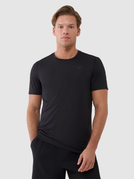Camiseta de entrenamiento regular de secado rápido para hombre - negro 4FWSS25TFTSM1215 negro