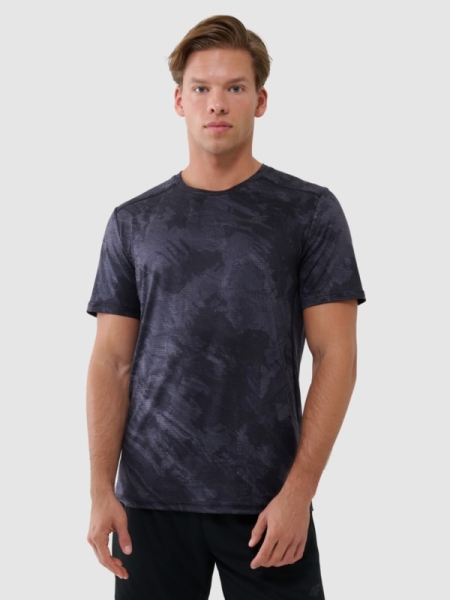 Camiseta de entrenamiento regular de secado rápido para hombre - negro 4FWSS25TFTSM1216 negro