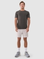 Camiseta de entrenamiento de secado rápido para hombre - brązowa 4FWSS25TFTSM1217 marrón