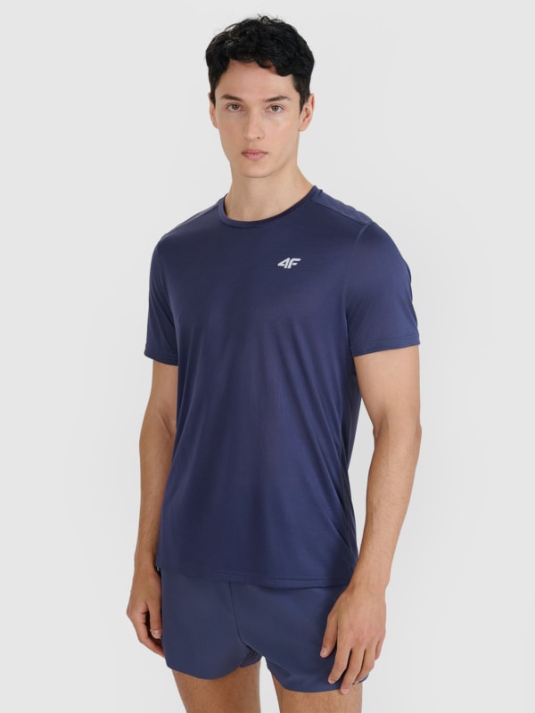 Camiseta running hombre regular secado rápido - gris 4FWSS25TFTSM1260 gris
