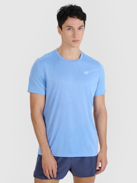 Camiseta running regular secado rápido hombre - azul 4FWSS25TFTSM1260 azul