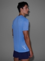 Camiseta running regular secado rápido hombre - azul 4FWSS25TFTSM1260 azul