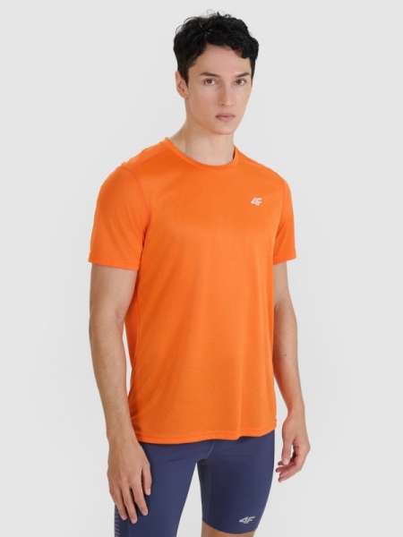 Camiseta running hombre regular secado rápido - naranja 4FWSS25TFTSM1260 naranja