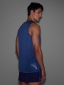 Camiseta de tirantes regular de running de secado rápido para hombre - azul marino 4FWSS25TFTSM1261 azul marino