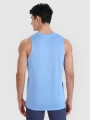 Camiseta de tirantes regular de running de secado rápido para hombre - azul 4FWSS25TFTSM1261 azul