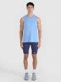 Camiseta de tirantes regular de running de secado rápido para hombre - azul 4FWSS25TFTSM1261 azul