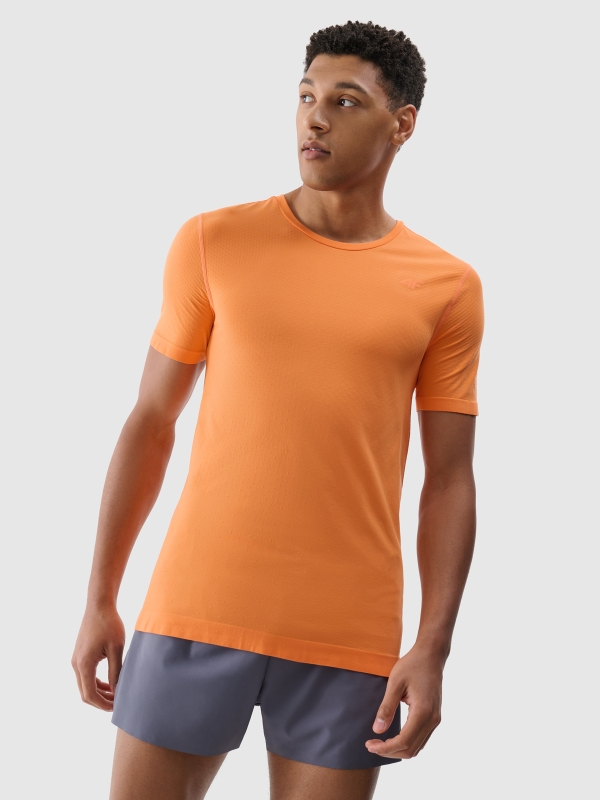 Camiseta de running de secado rápido para hombre - naranja 4FWSS25TFTSM1262 naranja
