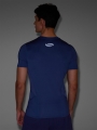 Camiseta de running slim de secado rápido para hombre - azul marino 4FWSS25TFTSM1263 azul marino